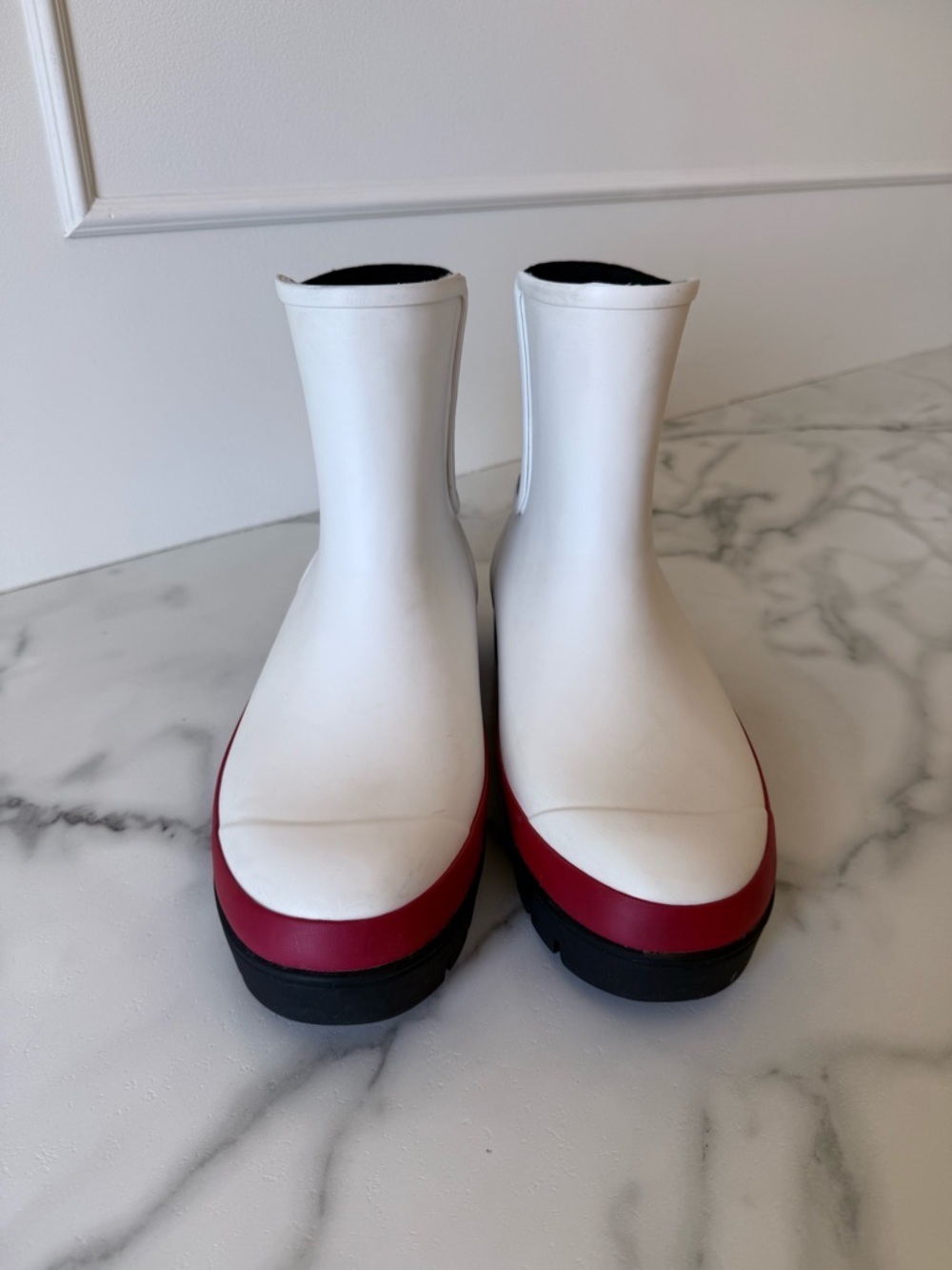Tory Burch Foul Weather Rain Boot size 10 Outdoor Granola Gorpcore Spring - Picture 2 of 7